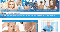 Desktop Screenshot of plastische-chirurgie-center.de